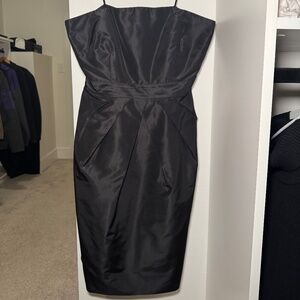 J.Crew 100% Silk black sleeveless party dress Size 6